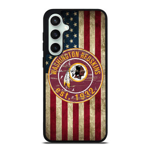 WASHINGTON REDSKINS AMERICAN FLAG Samsung Galaxy S23 FE Case