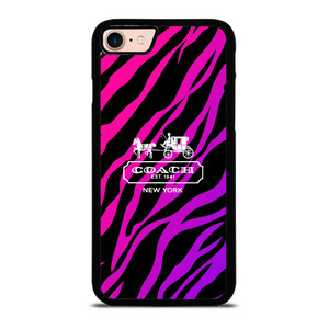 COACH NEW YORK BLACK VIOLET iPhone 8 Case COACH NEW YORK BLACK VIOLET iPhone 8 Case