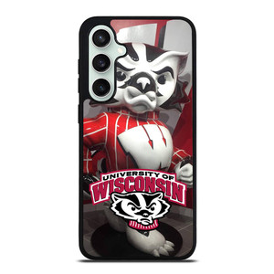 WISCONSIN BADGER MASCOT Samsung Galaxy S23 FE Case WISCONSIN BADGER MASCOT Samsung Galaxy S23 FE Case