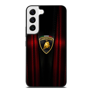 LAMBORGHINI RED CARBON Samsung Galaxy S22 Case LAMBORGHINI RED CARBON Samsung Galaxy S22 Case