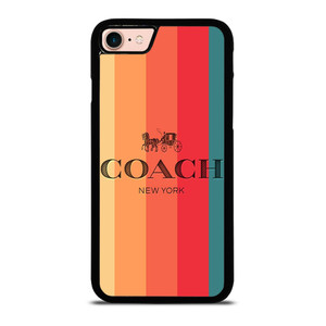 COACH NEW YORK STRIPES 2 iPhone 8 Case