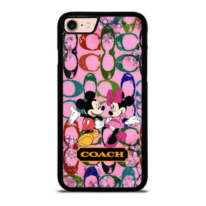 COACH PINK FLOWER MICKEY MINNIE iPhone 8 Case COACH PINK FLOWER MICKEY MINNIE iPhone 8 Case