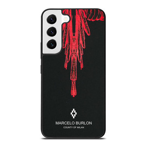 MARCELO BURLON RED Samsung Galaxy S22 Case
