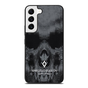 MARCELO BURLON SKULL LOGO Samsung Galaxy S22 Case MARCELO BURLON SKULL LOGO Samsung Galaxy S22 Case