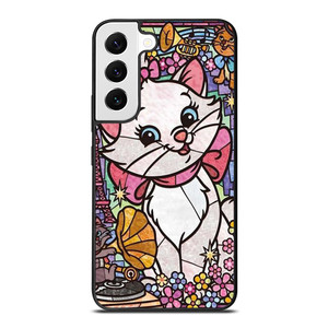 MARIE THE ARISTOCATS CAT STENED GLASS Samsung Galaxy S22 Case