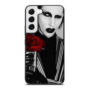 MARILYN MANSON GOTH FACE Samsung Galaxy S22 Case MARILYN MANSON GOTH FACE Samsung Galaxy S22 Case
