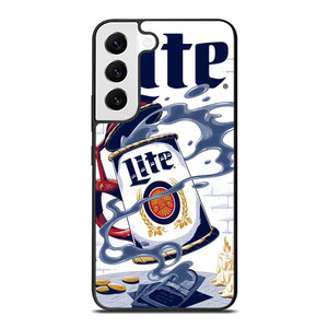 MILLER LITE SHAKE BEER Samsung Galaxy S22 Case MILLER LITE SHAKE BEER Samsung Galaxy S22 Case