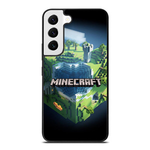 MINECRAFT GAME WORLD LOGO Samsung Galaxy S22 Case MINECRAFT GAME WORLD LOGO Samsung Galaxy S22 Case