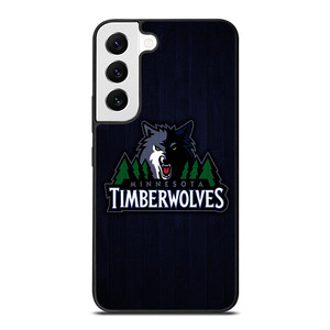 MINNESOTA TIMBERWOLVES WOODEN LOGO Samsung Galaxy S22 Case