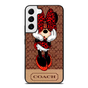 MINNIE MOUSE COACH Samsung Galaxy S22 Case MINNIE MOUSE COACH Samsung Galaxy S22 Case