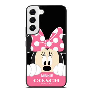 MINNIE MOUSE PINK COACH NEW YORK Samsung Galaxy S22 Case MINNIE MOUSE PINK COACH NEW YORK Samsung Galaxy S22 Case