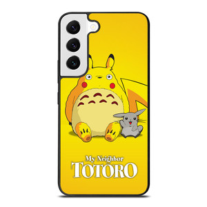 MY NEIGHBOR TOTORO X PIKACHU POKEMON Samsung Galaxy S22 Case MY NEIGHBOR TOTORO X PIKACHU POKEMON Samsung Galaxy S22 Case