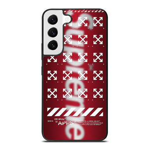 OFF WHITE X SUPREME LOGO BLUR Samsung Galaxy S22 Case