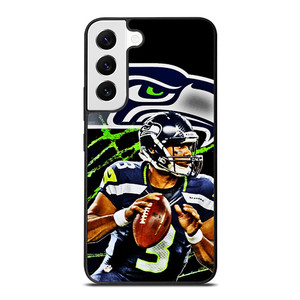 RUSSELL WILSON SEATTLE SEAHAWKS ART Samsung Galaxy S22 Case RUSSELL WILSON SEATTLE SEAHAWKS ART Samsung Galaxy S22 Case