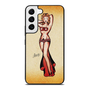 SAILOR JERRY BIKINI GIRL TATTOO Samsung Galaxy S22 Case SAILOR JERRY BIKINI GIRL TATTOO Samsung Galaxy S22 Case