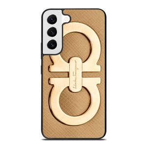 SALVATORE FERRAGAMO GOLD LOGO Samsung Galaxy S22 Case SALVATORE FERRAGAMO GOLD LOGO Samsung Galaxy S22 Case