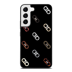 SALVATORE FERRAGAMO LOGO PATTERN Samsung Galaxy S22 Case SALVATORE FERRAGAMO LOGO PATTERN Samsung Galaxy S22 Case