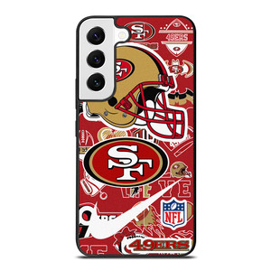 SAN FRANCISCO 49ERS NFL STICKER BOMB Samsung Galaxy S22 Case SAN FRANCISCO 49ERS NFL STICKER BOMB Samsung Galaxy S22 Case