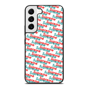 SUPREME RED BLUE PATTERN Samsung Galaxy S22 Case SUPREME RED BLUE PATTERN Samsung Galaxy S22 Case