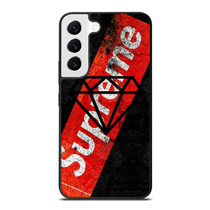SUPREME X DIAMOND SUPPLY CO BLACK Samsung Galaxy S22 Case