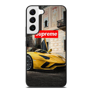 SUPREME YELLOW LAMBORGINI Samsung Galaxy S22 Case