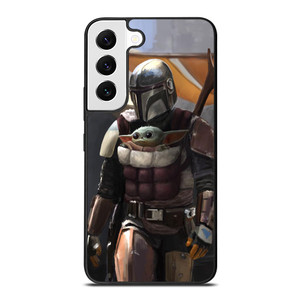 THE MANDALORIAN AND BABY YODA Samsung Galaxy S22 Case THE MANDALORIAN AND BABY YODA Samsung Galaxy S22 Case