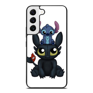 TOOTHLESS AND STITCH CARTOON Samsung Galaxy S22 Case