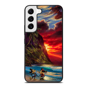 TROPICAL BEAUTIFUL MICKEY MINNIE Samsung Galaxy S22 Case
