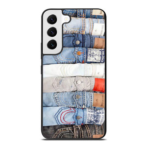 TRUE RELIGION BRAND JEANS COLLAGE Samsung Galaxy S22 Case TRUE RELIGION BRAND JEANS COLLAGE Samsung Galaxy S22 Case