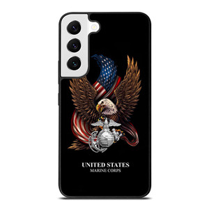 UNITED STATES MARINE CORPS USMC LOGO Samsung Galaxy S22 Case UNITED STATES MARINE CORPS USMC LOGO Samsung Galaxy S22 Case