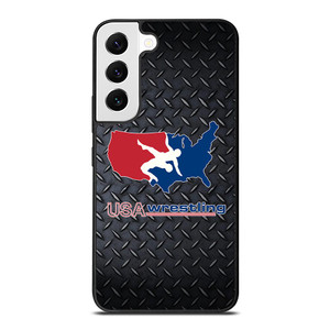 USA WRESTLING METAL LOGO Samsung Galaxy S22 Case USA WRESTLING METAL LOGO Samsung Galaxy S22 Case