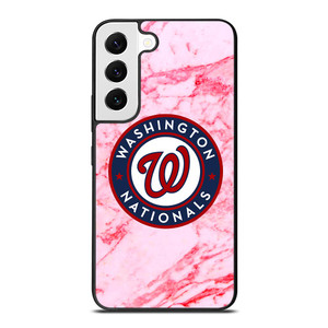 WASHINGTON NATIONALS PINK MARBLE Samsung Galaxy S22 Case WASHINGTON NATIONALS PINK MARBLE Samsung Galaxy S22 Case
