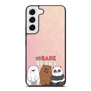 WE BARE BEARS PINK GILTTER Samsung Galaxy S22 Case