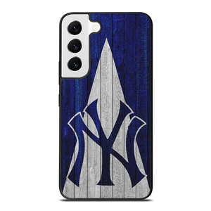 WOODEN LOGO NEW YORK YANKEES Samsung Galaxy S22 Case WOODEN LOGO NEW YORK YANKEES Samsung Galaxy S22 Case