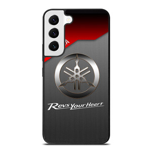 YAMAHA REVS YOUR HEART METAL LOGO Samsung Galaxy S22 Case