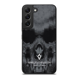 MARCELO BURLON SKULL LOGO Samsung Galaxy S22 Plus Case MARCELO BURLON SKULL LOGO Samsung Galaxy S22 Plus Case