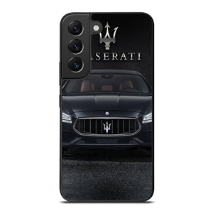 MASERATI CAR BLACK LOGO Samsung Galaxy S22 Plus Case