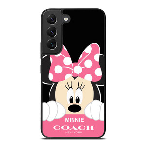 MINNIE MOUSE PINK COACH NEW YORK Samsung Galaxy S22 Plus Case MINNIE MOUSE PINK COACH NEW YORK Samsung Galaxy S22 Plus Case