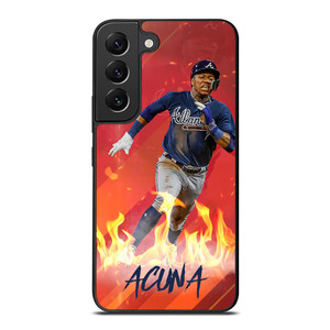 RONALD ACUNA JR ATLANTA BRAVES BASEBALL MLB Samsung Galaxy S22 Plus Case