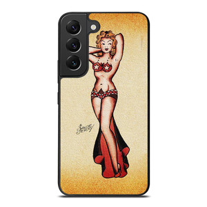 SAILOR JERRY BIKINI GIRL TATTOO Samsung Galaxy S22 Plus Case