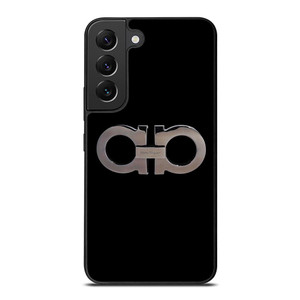 SALVATORE FERRAGAMO LOGO BLACK Samsung Galaxy S22 Plus Case SALVATORE FERRAGAMO LOGO BLACK Samsung Galaxy S22 Plus Case