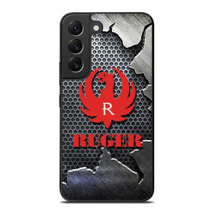 STURM RUGER FIREARM METAL LOGO 2 Samsung Galaxy S22 Plus Case STURM RUGER FIREARM METAL LOGO 2 Samsung Galaxy S22 Plus Case