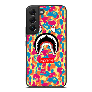 SUPREME BAPE CAMO COLOR FULL Samsung Galaxy S22 Plus Case SUPREME BAPE CAMO COLOR FULL Samsung Galaxy S22 Plus Case
