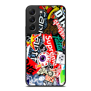 SUPREME STICKER AND OTHER BRAND Samsung Galaxy S22 Plus Case