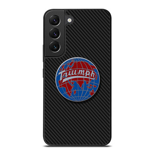 TRIUMPH WORLDWIDE LOGO CARBON Samsung Galaxy S22 Plus Case TRIUMPH WORLDWIDE LOGO CARBON Samsung Galaxy S22 Plus Case