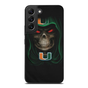 UM MIAMI HURRICANES SKULL Samsung Galaxy S22 Plus Case