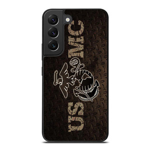 UNITED STATED MARINE CORPS METAL LOGO Samsung Galaxy S22 Plus Case UNITED STATED MARINE CORPS METAL LOGO Samsung Galaxy S22 Plus Case