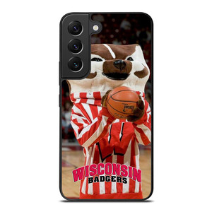 WISCONSIN BADGER MASCOT 2 Samsung Galaxy S22 Plus Case WISCONSIN BADGER MASCOT 2 Samsung Galaxy S22 Plus Case