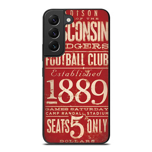 WISCONSIN BADGER OLD TICKET Samsung Galaxy S22 Plus Case