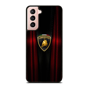 LAMBORGHINI RED CARBON Samsung Galaxy S21 Case LAMBORGHINI RED CARBON Samsung Galaxy S21 Case